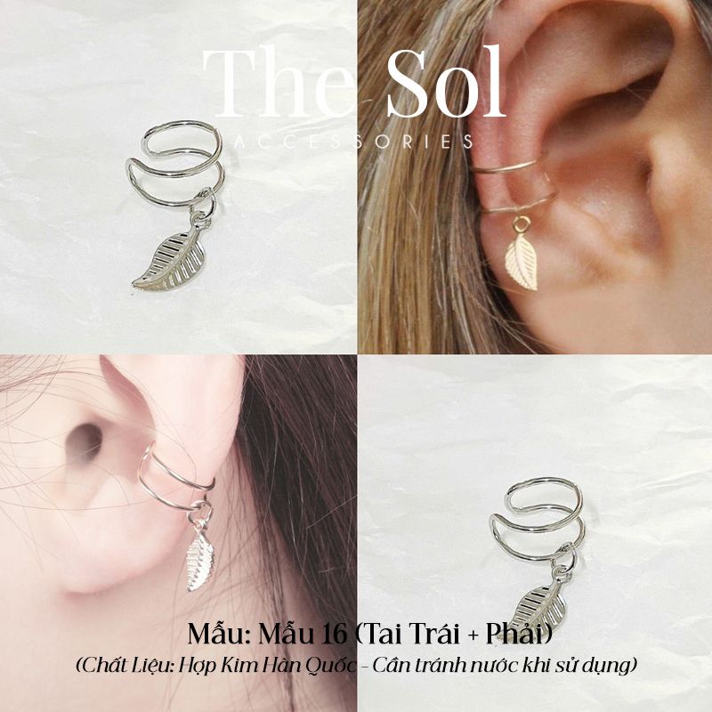  Kẹp Vành Hàn Quốc Leaf On Double - Mẫu 16 