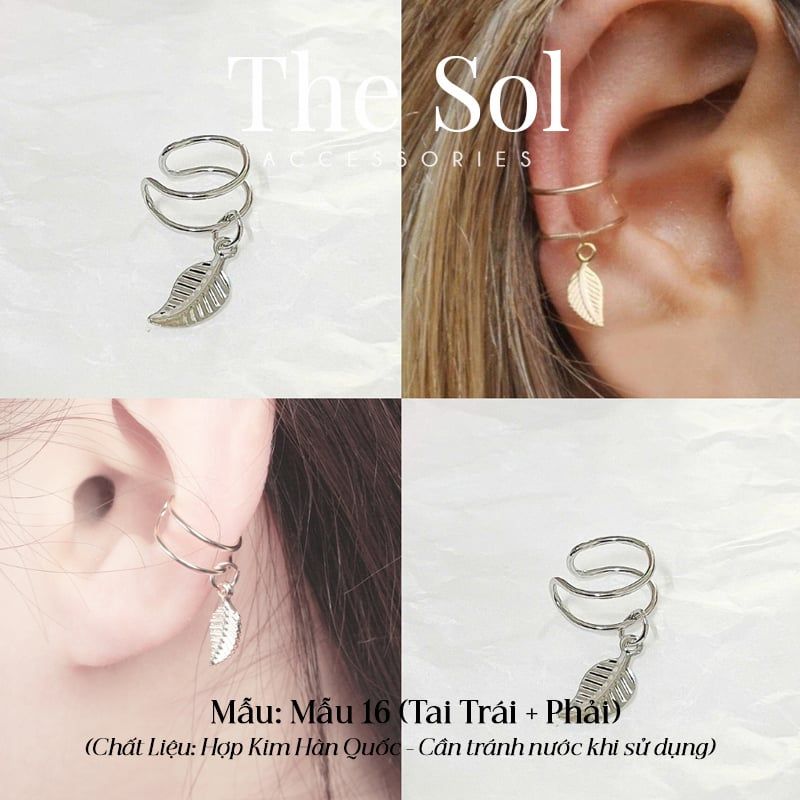  Kẹp Vành Hàn Quốc Leaf On Double - Mẫu 16 