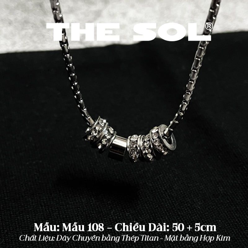  Dây Chuyền Titan Unisex Mini Circle - Mẫu 108 