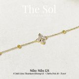  Lắc Tay Titan Diamond Clover - Mẫu 124 