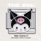  Charm Titan Italian Bracelet - Cartoon Character 2 - Charm C 