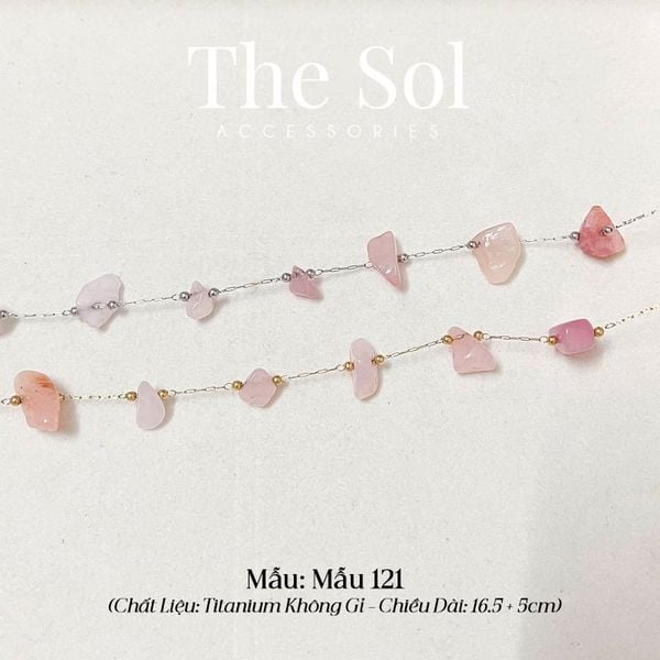  Lắc Tay Titan Rose Quartz 