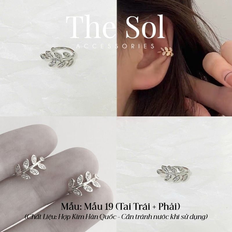  Kẹp Vành Hàn Quốc The Leaf - Mẫu 19 