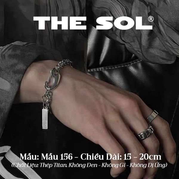  Lắc Tay Titan Unisex The Chain - Mẫu 156 