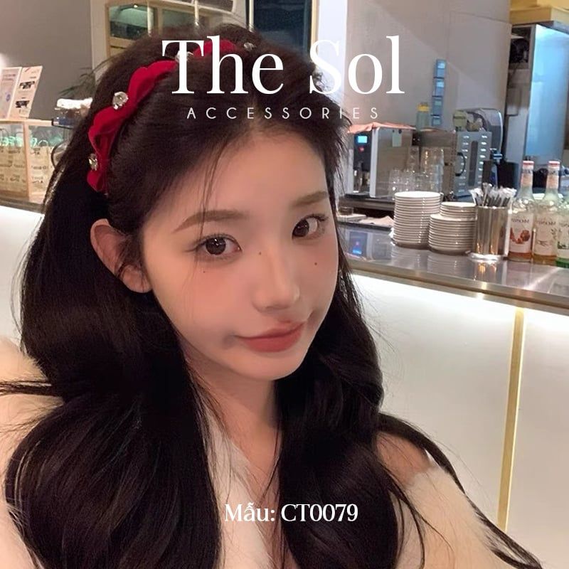  Cài Tóc Hàn Quốc Velvet Bow 