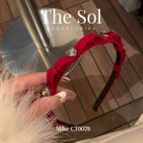  Cài Tóc Hàn Quốc Velvet Bow 