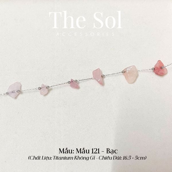  Lắc Tay Titan Rose Quartz 