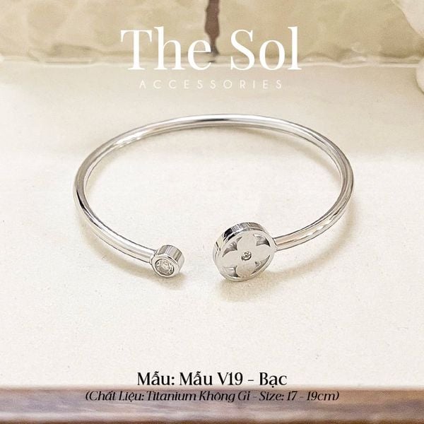  Vòng Tay Titan Circle Louis - Mẫu V19 