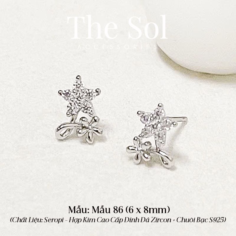  Bông Tai Seropi Star & Flower - Mẫu 86 