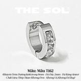  Khuyên Tai Titan Unisex Dia Hoops - Mẫu T162 