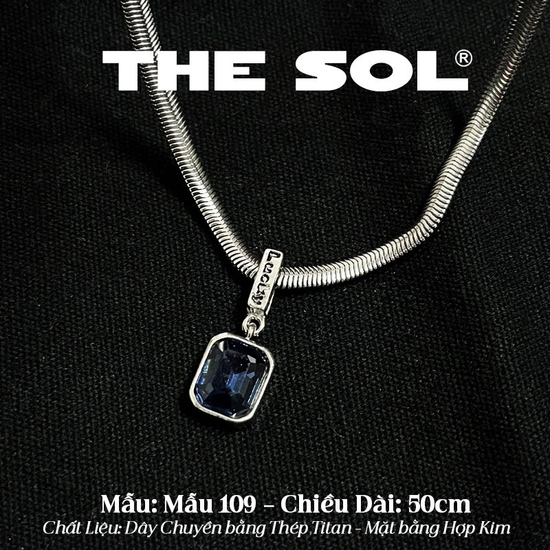  Dây Chuyền Titan Unisex The Sapphire - Mẫu 109 