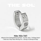  Khuyên Tai Titan Unisex Dia Cati Hoops - Mẫu T165 