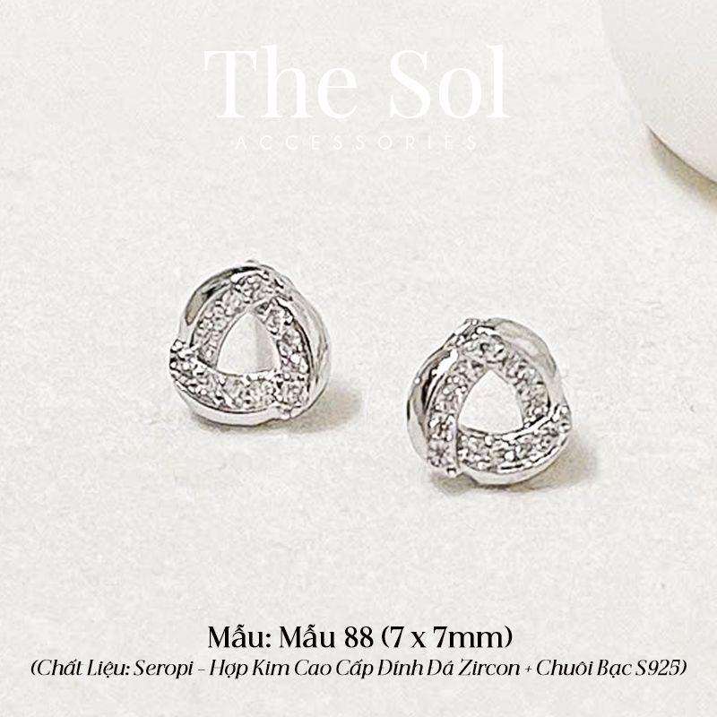  Bông Tai Seropi Diamond Recycle - Mẫu 88 