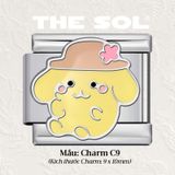  Charm Titan Italian Bracelet - Cartoon Character 2 - Charm C 