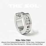  Khuyên Tai Titan Unisex Dia Hoops - Mẫu T164 