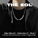  Dây Chuyền Titan Unisex Pearl Chain - Mẫu 123 