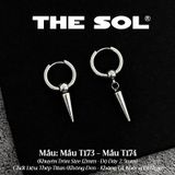  Khuyên Tai Titan Unisex Arrow - Mẫu T173 