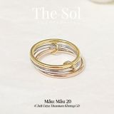  Nhẫn Titan Triple Rings 1 - Mẫu 20 