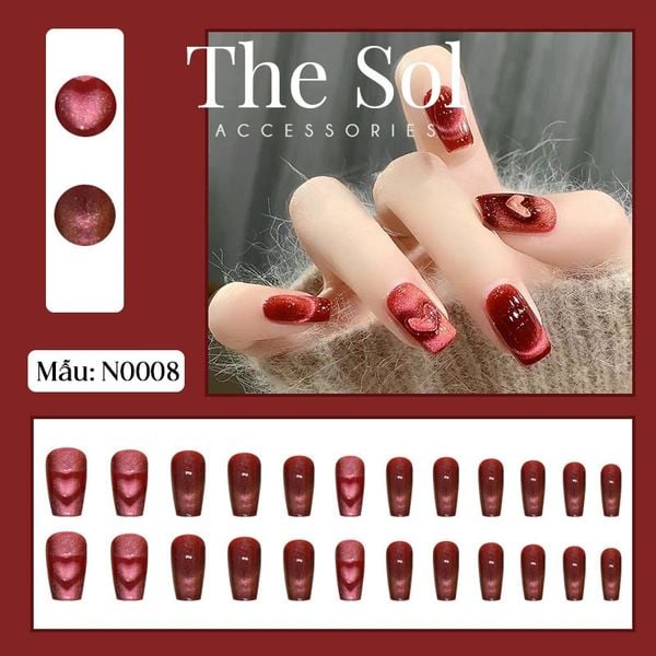  Bộ Nailbox 24 Móng - N0008 