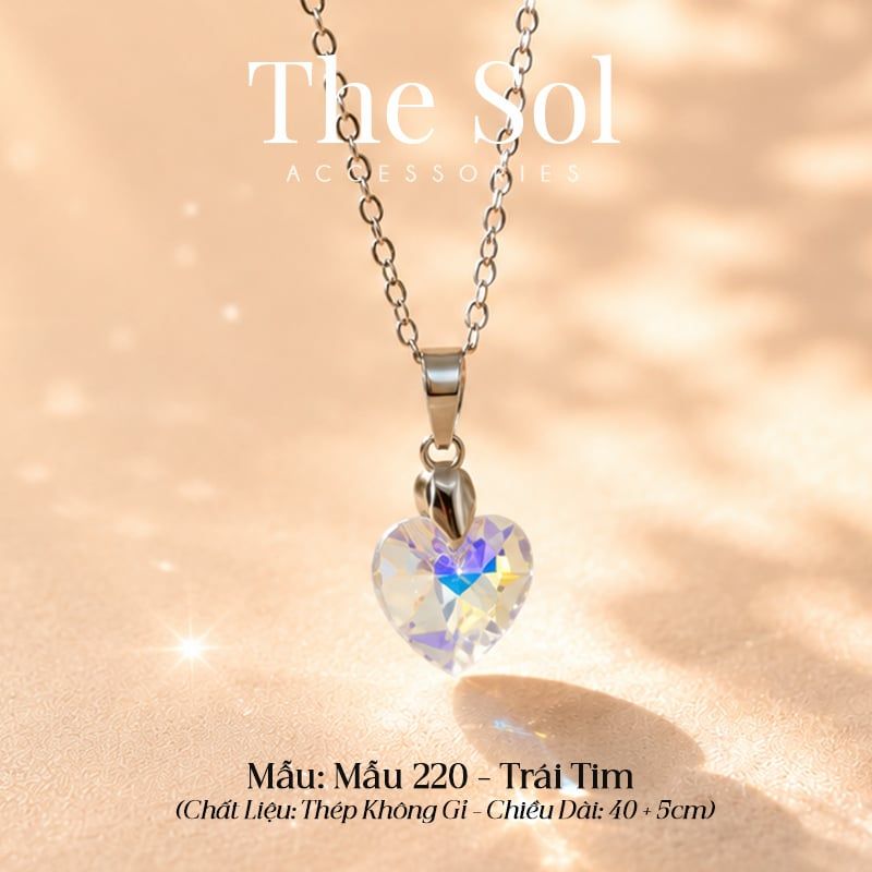 Dây Chuyền Thép Hologram Summer 