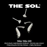  Khuyên Tai Thép Xi Mạ The Wing - Mẫu 220 