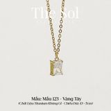  Dây Chuyền Titan Diamond Rectangle - Mẫu 123 
