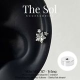  Khuyên Tai Thép Xi Mạ Bling Colour Star - Mẫu 317 
