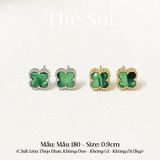  Bông Tai Titan Green Lou 0.9cm - Mẫu 180 