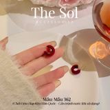  Bông Tai Hàn Quốc Velvet Mini Hoops - Mẫu 362 