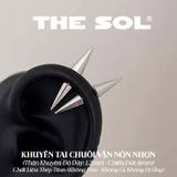  Khuyên Tai Titan Unisex Chuôi Vặn Nón Nhọn 