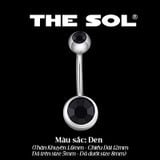  Khuyên Rốn Titan Unisex Đính Đá 2 Đầu 