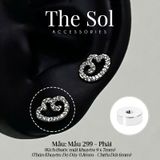  Khuyên Tai Thép Xi Mạ The Wing - Mẫu 299 