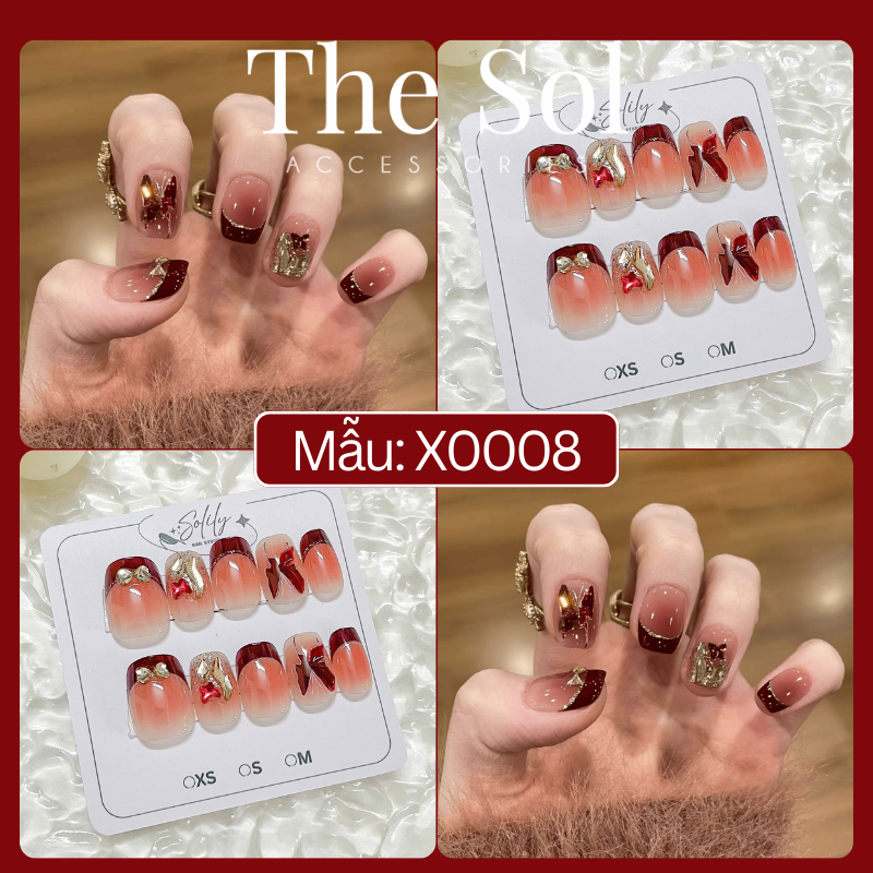  Bộ Nailbox Thiết Kế 10 Móng - X0008 