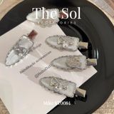 Kẹp Tóc Hàn Quốc Silver Gray 