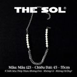  Dây Chuyền Titan Unisex Pearl Chain - Mẫu 123 