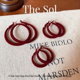  Bông Tai Hàn Quốc Velvet Hoops 