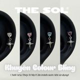  Khuyên Tai Thép Xi Mạ Colour Bling - Mẫu 272 