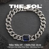  Lắc Tay Titan Unisex The Sapphire - Mẫu 137 