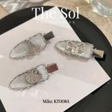  Kẹp Tóc Hàn Quốc Silver Gray 