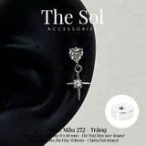  Khuyên Tai Thép Xi Mạ Colour Bling - Mẫu 272 