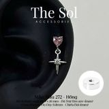  Khuyên Tai Thép Xi Mạ Colour Bling - Mẫu 272 