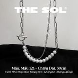  Dây Chuyền Titan Unisex Pearl Chain OT - Mẫu 124 