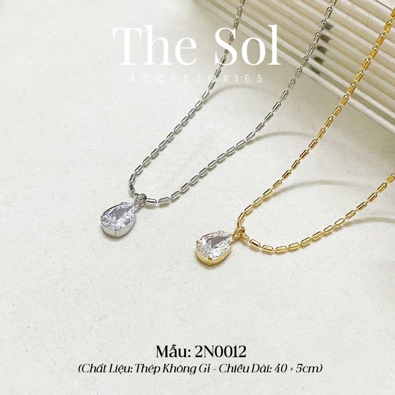  Dây Chuyền Titan Drop Diamond 