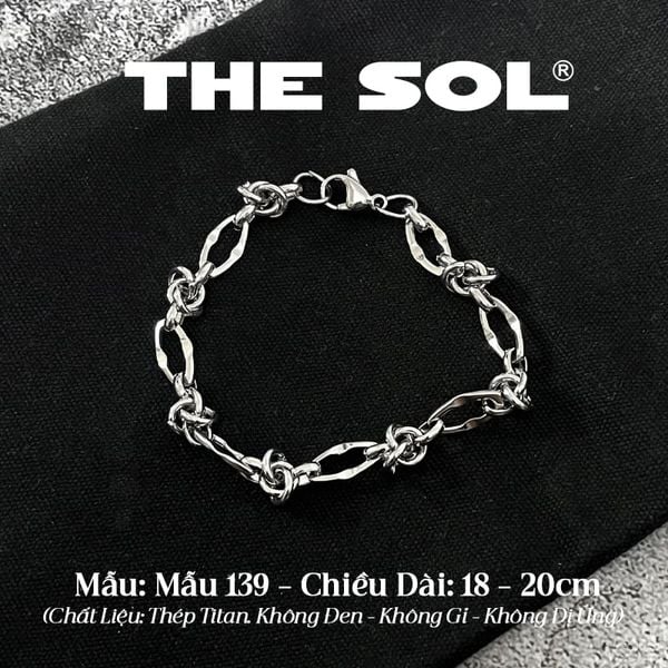  Lắc Tay Titan Unisex Wire Chain - Mẫu 139 
