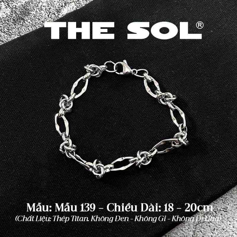  Lắc Tay Titan Unisex Wire Chain - Mẫu 139 