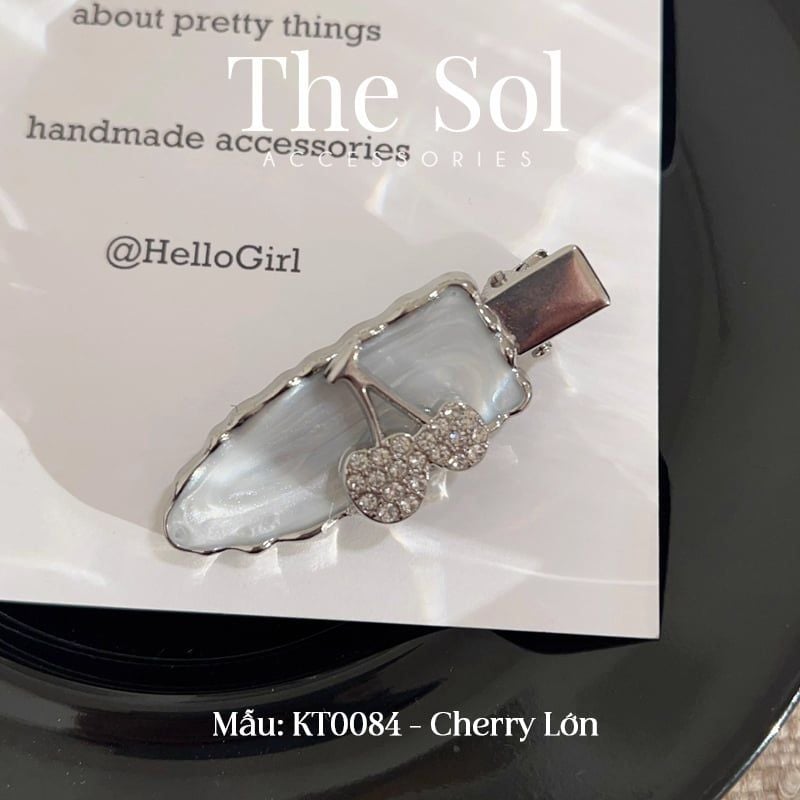  Kẹp Tóc Hàn Quốc Silver Gray 