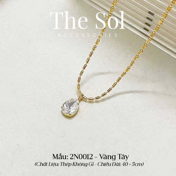  Dây Chuyền Titan Drop Diamond 