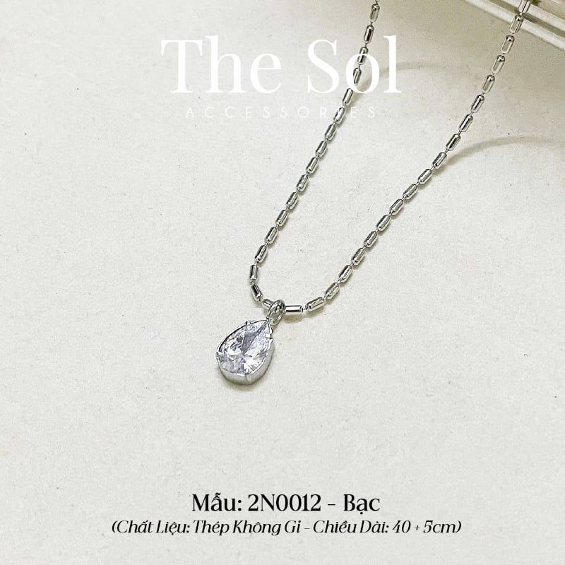  Dây Chuyền Titan Drop Diamond 