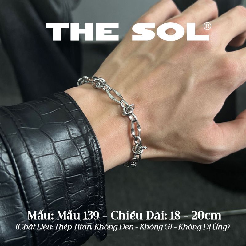  Lắc Tay Titan Unisex Wire Chain - Mẫu 139 