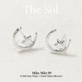  [SHOPEE] Bông Tai Nhựa Nhiều Mẫu Chuôi Su - Màu Bạc 